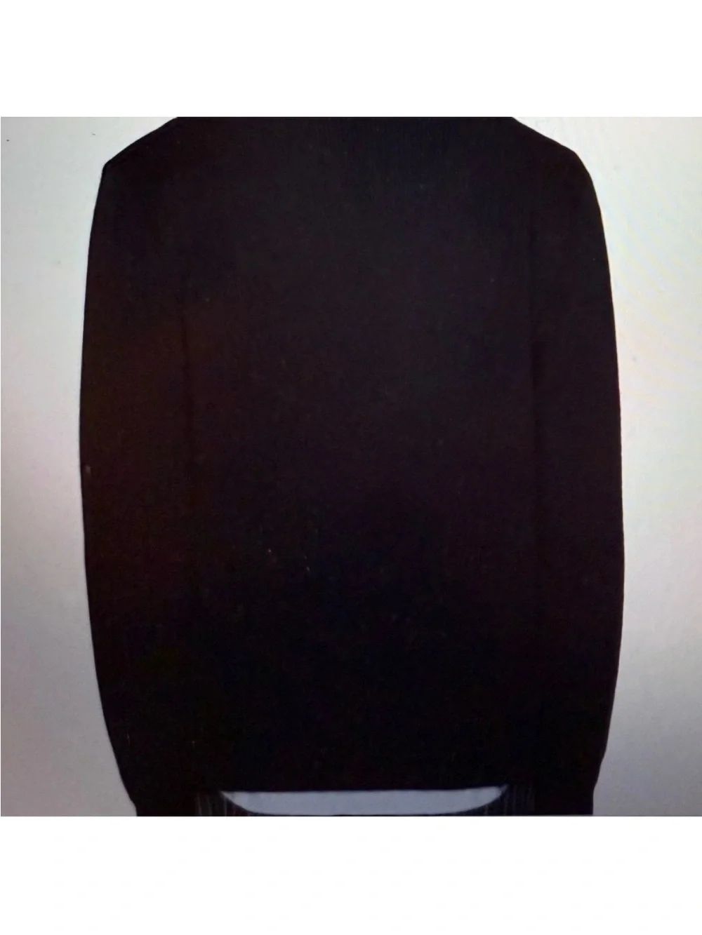 Gucci Black Cardigan with Cream and Brown Striped Placket